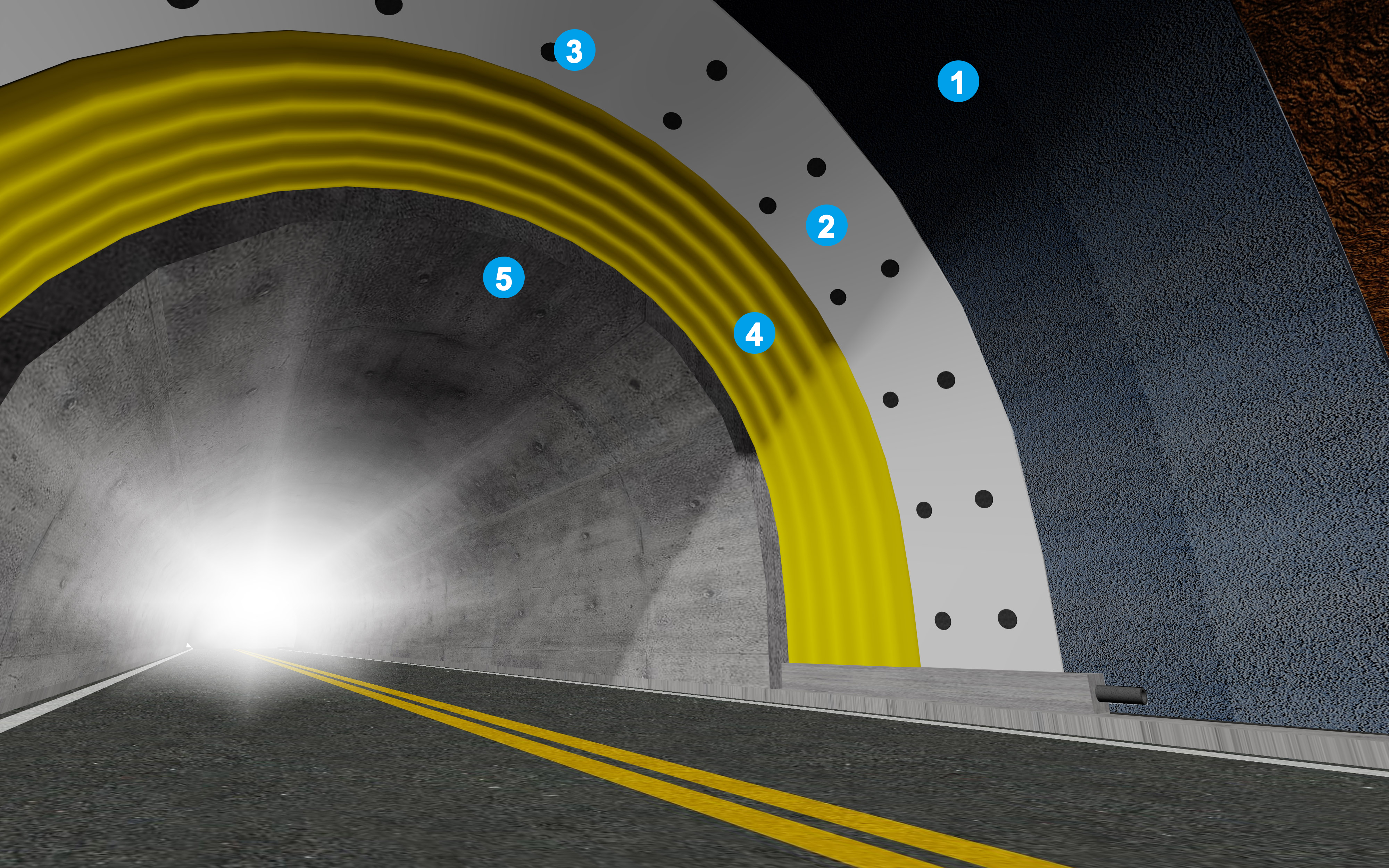 Какой материал используется для гидроизоляции туннелей?